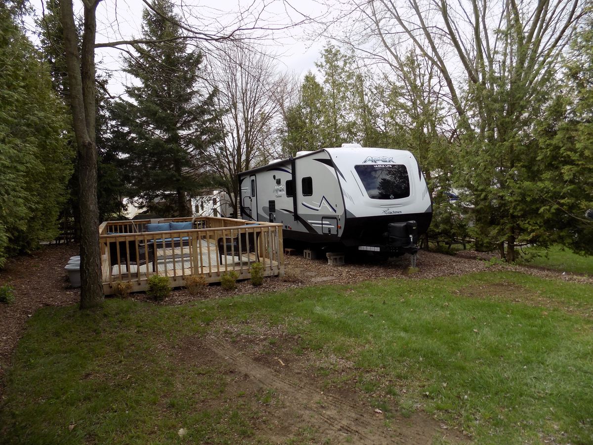 Trailers for Sale Green Acres Campground Kincardine, Ontario